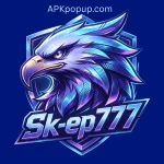 SKep777 Game official logo with eagle mascot