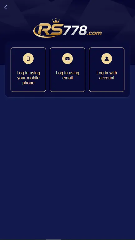 RS 778.com login page – sign in using mobile phone, email or account